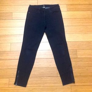 JB Just Black Jeans with ankle zip detail